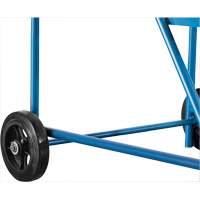 Escabeau roulant certifi&eacute; par la CSA, 5 marches, Largeur de la marche 22", Hauteur de la plateforme 46", Acier Maritime Industrial Rubber