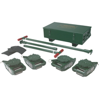 Ensemble de rouleaux pour machine, Capacit&eacute; 15 tonnes Maritime Industrial Rubber
