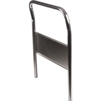 24" Chrome Handle for Platform Truck Maritime Industrial Rubber
