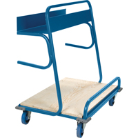 Lumber Cart, 39" x 26" x 42", 1200 lbs. Capacity Maritime Industrial Rubber
