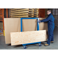 A-Frame Sheet/Panel Truck, 36" x 24" x 55", 1200 lbs. Capacity Maritime Industrial Rubber