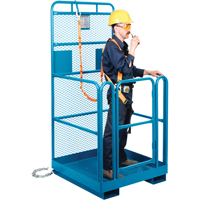 High Work Maintenance Platform, 36" W x 36" D x 72" H, 1000 lbs. Capacity, Steel Maritime Industrial Rubber