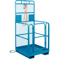 High Work Maintenance Platform, 36" W x 36" D x 72" H, 1000 lbs. Capacity, Steel Maritime Industrial Rubber