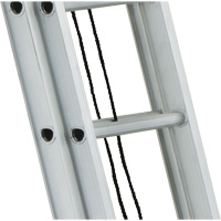 Industrial Heavy-Duty Straight Ladders, 8', Aluminum, 300 lbs., CSA Grade 1A Maritime Industrial Rubber