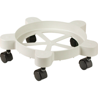 Chariots Lil'Dolly, Plastique, Capacit&eacute;e 75 lb, Diam&egrave;tre 11", Roue en Plastique Maritime Industrial Rubber