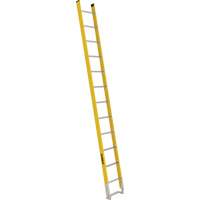&eacute;chelle simple &agrave; une section - S&eacute;rie 6100, 12', Fibre de verre, 375 lb, CSA calibre 1AA Maritime Industrial Rubber