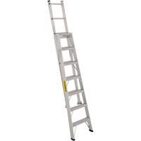 2700 Series Industrial Duty Multi-Way Ladders, 7', Aluminum, 250 lbs. Cap., ANSI 1, CSA 1 Maritime Industrial Rubber