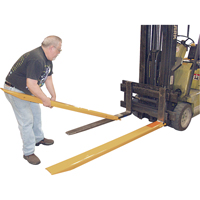 Rallonges de fourches, 63" l x 7" la, Pour des largeurs de fourches 6" Maritime Industrial Rubber