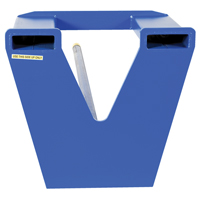 Fl&egrave;che de chariot &eacute;l&eacute;vateur pour tapis, 108-1/2" longueur, Install&eacute; sur fourche, Capacit&eacute; de 2500 lb Maritime Industrial Rubber