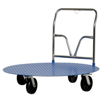 Chariot &agrave; plateforme ergonomique Maritime Industrial Rubber