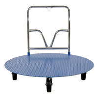 Chariot &agrave; plateforme ergonomique Maritime Industrial Rubber
