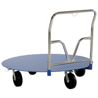 Chariot &agrave; plateforme ergonomique Maritime Industrial Rubber