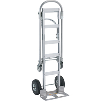 Spartan Sr. Economy Convertible Truck, Aluminum, 1000 lbs. Capacity Maritime Industrial Rubber