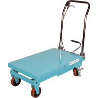 Table &eacute;l&eacute;vatrice robuste &agrave; ciseaux hydraulique, 32" lo x 19-3/4" la, Acier, Capacit&eacute; 660 lb Maritime Industrial Rubber