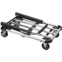 Chariots &agrave; plateforme pliants, Aluminium, 300 lb, 28" lo x 16" la, Hauteur 32" Maritime Industrial Rubber
