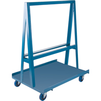 A-Frame Sheet/Panel Truck, 36" x 24" x 55", 1200 lbs. Capacity Maritime Industrial Rubber