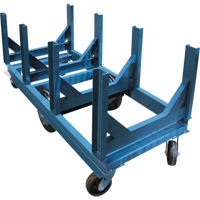 Bar Cradle Truck, 60" L x 28" W x 29" H, 5000 lbs. Capacity, Phenolic Wheels Maritime Industrial Rubber
