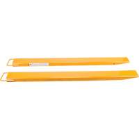 Rallonges de fourches, 72" l x 6" la, Pour des largeurs de fourches 5" Maritime Industrial Rubber