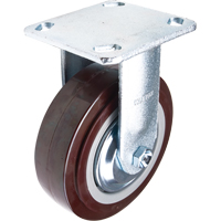 Roulette, Fixe, 6" (152,4 mm), Polyur&eacute;thane, 850 lb (385 kg) Maritime Industrial Rubber