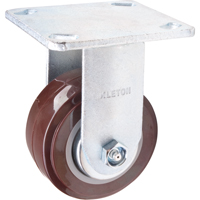 Roulette, Fixe, 4" (101,6 mm), Polyur&eacute;thane,  Maritime Industrial Rubber