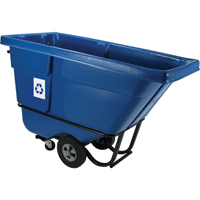 Tilt Truck, Polyethylene, 1/2 cu. yd., 850 lbs. Load Capacity Maritime Industrial Rubber