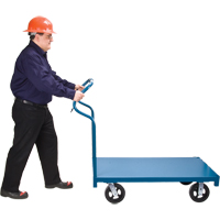 Chariots ergonomiques &agrave; plateforme pour ramassage de commande Maritime Industrial Rubber