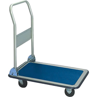 Chariot &agrave; plateforme, Acier, 400 lb, 35" lo x 23" la, Hauteur 32,5" Maritime Industrial Rubber