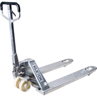 Transpalettes manuels, Galvanis&eacute;, 42" lo x 27" la, Capacit&eacute; 5500 lb Maritime Industrial Rubber