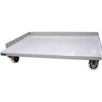 Mobile Dolly Base for Deep Door Storage Cabinets, 38" W x 24" D x 7" H, 1500 lbs. Capacity Maritime Industrial Rubber