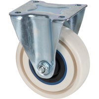 Roulettes sandwich, Fixe, 4" (101,6 mm), Nylon, 440 lb (199,58 kg) Maritime Industrial Rubber