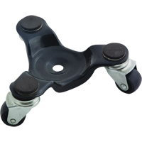 Leg Dolly, 200 lbs. Capacity, Steel Frame, 2.45" H Maritime Industrial Rubber