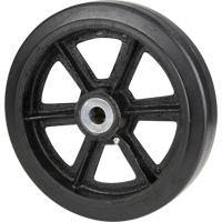Mold-On Rubber Wheels, 8" (203.2 mm) Dia. x 2" (50.8 mm) W, 600 lbs. (272.155 kg.) Capacity Maritime Industrial Rubber