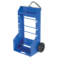 Chariot portatif pour mat&eacute;riaux bobin&eacute;s, Acier, 4 Montants, 29" la x 47-5/16" h x 21-7/8" p, Capacit&eacute; de 300 lb Maritime Industrial Rubber