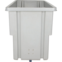 Tilt Truck, Polyethylene, 0.625 cu. yd., 500 lbs. Load Capacity Maritime Industrial Rubber