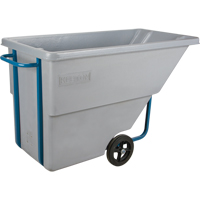 Tilt Truck, Polyethylene, 0.625 cu. yd., 850 lbs. Load Capacity Maritime Industrial Rubber