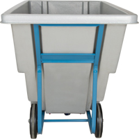 Tilt Truck, Polyethylene, 0.625 cu. yd., 850 lbs. Load Capacity Maritime Industrial Rubber
