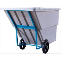Tilt Truck, Polyethylene, 1.1 cu. yd., 1250 lbs. Load Capacity Maritime Industrial Rubber