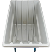 Tilt Truck, Polyethylene, 1.1 cu. yd., 2000 lbs. Load Capacity Maritime Industrial Rubber