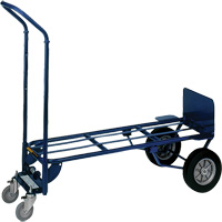 Chariot de manutention industriel convertible de luxe, Acier, Capacit&eacute; 1000 lb Maritime Industrial Rubber