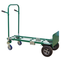 Greenline Economical Convertible Hand Truck - E-CON, Steel, 800 lbs. Capacity Maritime Industrial Rubber