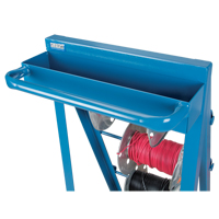 Portable Wire Reel Caddy, Steel, 4 Rod, 24-1/2" W x 49" H x 23" D, 400 lbs. Capacity Maritime Industrial Rubber