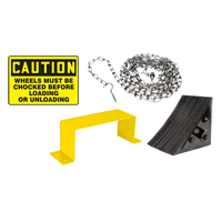 Wheel Chock Kit - English Maritime Industrial Rubber