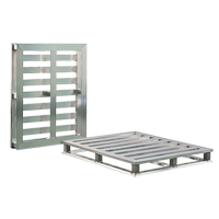 Palette &agrave; cadre tubulaire en aluminium 4 c&ocirc;t&eacute;s Maritime Industrial Rubber