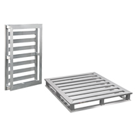 Palette &agrave; cadre tubulaire en aluminium 4 c&ocirc;t&eacute;s Maritime Industrial Rubber