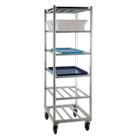 Shelf Cart, 6 Tiers, 20-7/8" W x 67" H x 27" D, 450 lbs. Capacity Maritime Industrial Rubber