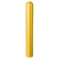 Enveloppe nervur&eacute;e pour butoir, 6" dia. x 72" l, Jaune Maritime Industrial Rubber