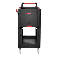 Chariot utilitaire robuste et polyvalent, 2 tiers, 17-3/4" x 36" x 46-1/5", Capacit&eacute; 500 lb Maritime Industrial Rubber