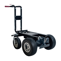 Chariot &agrave; bascule motoris&eacute;, Capacit&eacute; 27 cu. ft., 51" h x 81" la x 33" p Maritime Industrial Rubber