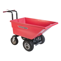 Chariot &agrave; bascule motoris&eacute;, Capacit&eacute; 6 cu.ft., 40" h x 25" la x 56" p Maritime Industrial Rubber