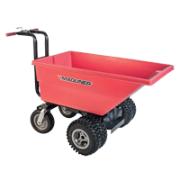 Chariot &agrave; bascule motoris&eacute;, Capacit&eacute; 6 cu.ft., 40" h x 33-1/2" la x 56" p Maritime Industrial Rubber